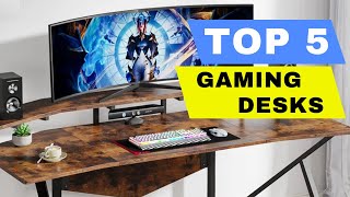 Top 5 Best Gaming Desk 2024 Review  Top Desks For Gaming To Buy On Amazon For All Budget [upl. by Dloreg]