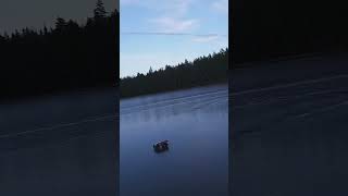 116 mini ERevo VXL drifting at frozen lake shorts traxxas erevo ice sweden drift [upl. by Monroy437]