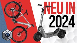 Die besten EScooter amp EBike Neuheiten 2024 – Egret One Streetbooster Tenways Trittbrett amp Shif [upl. by Naujak]