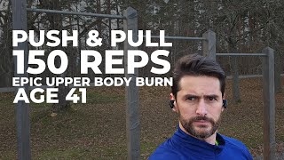 Full Upper Body Burn  50 PullUps amp 100 PushUps Challenge [upl. by Neala]