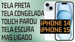 iPhone 14 ou 15 Travado Com a Tela Congelada  Como forçar Reiniciar iPhone 14 e 15 Para Destravar [upl. by Sisto]