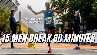 FASTEST FIELD EVER  Copenhagen Half Marathon 2022 [upl. by Yelrah722]