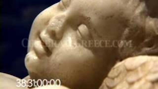 0460 Marble highrelief sculpture of Greek god Eros Roman Cupid [upl. by Avon]