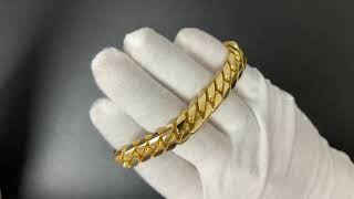 12mm Cuban link Bracelet from Las Villas Jewelry [upl. by Conant302]