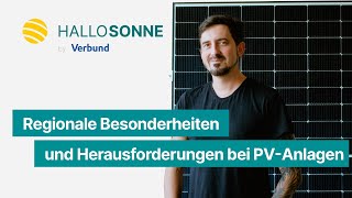 Regionale Besonderheiten und Herausforderungen bei PVAnlagen [upl. by Melonie]