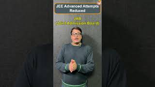 JEE Advanced 2025 Attempts Reduced  JEEAdvanced  JAB  SriChaitanyaAcademyHindi [upl. by Ahsiyk]