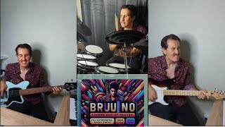 Bruno Mars  Locked Out of Heaven guitarcover basscover drumcover brunomars [upl. by Ahsotal]