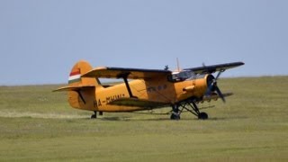 PZLMielec An2R demonstration flight Kisapostag airshow [upl. by Mclaurin940]