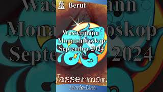 Wassermann BERUF 👷‍♀️ Horoskop September 2024 [upl. by Attaynik]