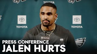 Eagles Press Conference Jalen Hurts  September 18 2024 [upl. by Arahs]