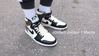 Jordan 1 Mocha Review On Foot [upl. by Akena650]