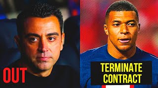 WHAT A SHOCKER XAVI TO BE FIRED AS BARCELONA COACH  WILL MBAPPE TERMINATE HIS CONTRACT WITH PSG [upl. by Pasquale]