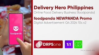 foodpanda NEWPANDA Promo Digital Ad Q4 2024 10s x2 Philippines 11ST [upl. by Denoting141]