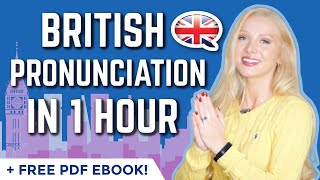 British English Pronunciation in 50 Minutes  ALL 150 words you need  free Pronunciation Ebook [upl. by Nuhsar]