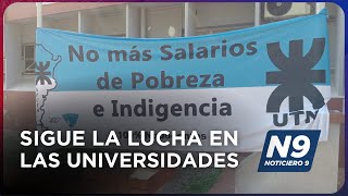 SIGUE LA LUCHA EN LAS UNIVERSIDADES  NOTICIERO 9 [upl. by Ellenrahs]