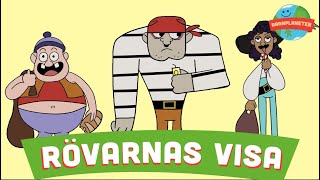 Animerad Barnplaneten Video  Rövarnas Visa [upl. by Arinay385]