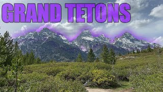 GRAND TETONS STOP 2 ON OUR EPIC 5000 MILE ROAD TRIP [upl. by Aldas]