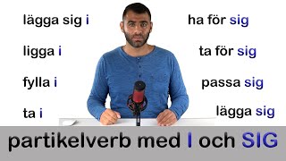 Förstå vad svenskar säger Partikelverb med I och SIG [upl. by Annayhs]