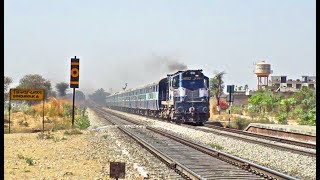 12467 Jaisalmer  Jaipur Leelan Express Furiously Skip Bindayaka  Indian Railways [upl. by Athalla]