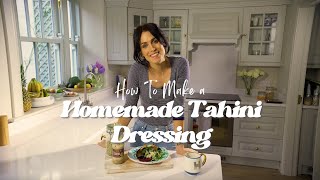 How to Make a Homemade Tahini Dressing [upl. by Simaj611]