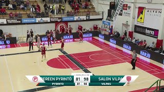 Tampereen Pyrintö vs Salon Vilpas  Game Highlights [upl. by Aketahs416]