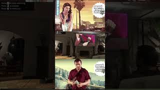 GTA 5 Michael is Watching Tv gta5gameplay gta5mission gta5funnymoments gtafivegameplay [upl. by Togram]