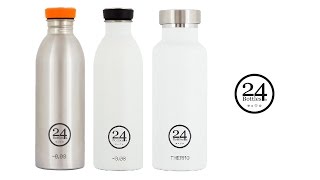 Bouteilles réutilisables en inox 24Bottles [upl. by Gaylor]