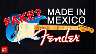 Are Fenders Made In Mexico Fakes or Real  MIM Fender Stratocasters [upl. by Novick420]