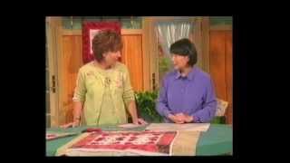 hand quilting demo on simply quilts [upl. by Raab364]