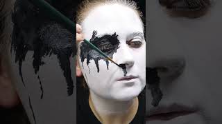 Corpse Paint is in lets get preppy 💅 makeup corpsepaint corpsepaintmakeup makeup mua artist [upl. by Ardnossak]