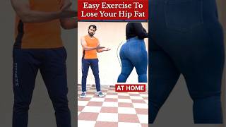 Hip fat loss exercise 🔥 youtubeshorts trending weightloss workout viral shortvideo share [upl. by Annekam]