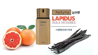 Lapidus pour Homme Gold Extreme perfume para Hombres ingredientes [upl. by Violante]