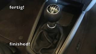 Schaltknauf austauschen  replace shift knob  Audi A3 8l  Tutorial  HowTo [upl. by Bruckner]