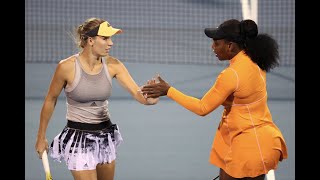 SerenaWozniacki vs FlipkensVan Uytvanck  2020 ASB Classic Semifinal  WTA Highlights [upl. by Sinclare]