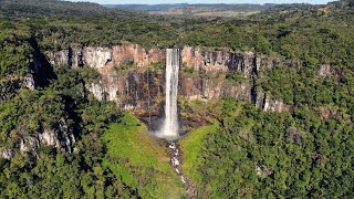 CONHEÇA O SALTO SÃO FRANCISCO A MAIOR CACHOEIRA DO SUL DO BRASIL  PARANÁ 2021 [upl. by Wiebmer]