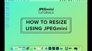 JPEGmini Tutorial How to resize images using JPEGmini [upl. by Daggett]