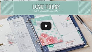 Love Today Planner Kit [upl. by Anerbes]