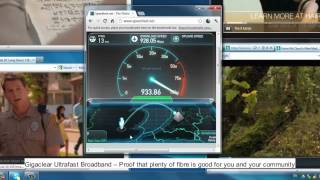 Gigaclear 4xHDTV plus speed test [upl. by Meares]