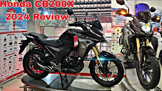 New Honda CB 200X E20 2024 Model Detailed Review  Mileage amp Features [upl. by Yral]