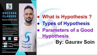 What is Hypothesis  how to develop hypothesis  directional and non directional hypothesis [upl. by Ralleigh]