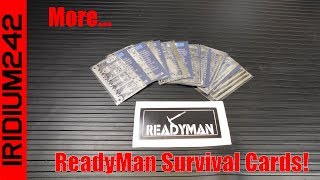 More ReadyMan Survival Cards [upl. by Conlon]