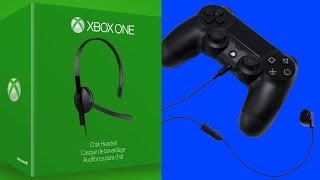 Xbox One vs PS4  Camera and Headset Audio Comparison [upl. by Ydner]