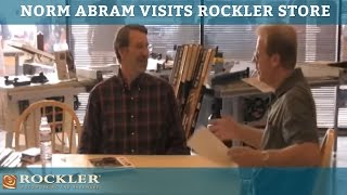 Norm Abram Visits Rockler Woodworking Store [upl. by Kaliope]