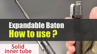 how to use Automatic expandable spring baton [upl. by Tyree]