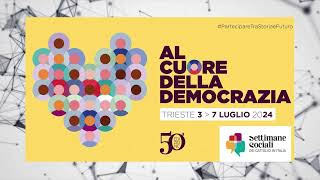 02SETTIMANE SOCIALI  al cuore della democrazia  SE Stefano Manetti [upl. by Annaed]