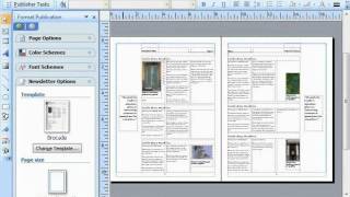 Publisher 2003 Tutorial Using the Two Page Spread View Microsoft Training Lesson 137 [upl. by Giustina]