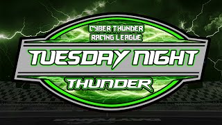 Cyber Thunder Tuesday Night Thunder Series Race 10 North Wilksboro [upl. by Lraed]