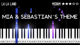 La La Land  Mia amp Sebastians Theme  EASY Piano Tutorial [upl. by Ynos835]