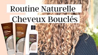 Routine naturelle cheveux bouclés avec Desert Essence [upl. by Trebma856]