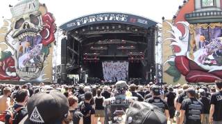 Motionless In White  America live at Hellfest 2015 [upl. by Darmit947]